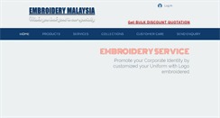 Desktop Screenshot of embroiderymalaysia.com